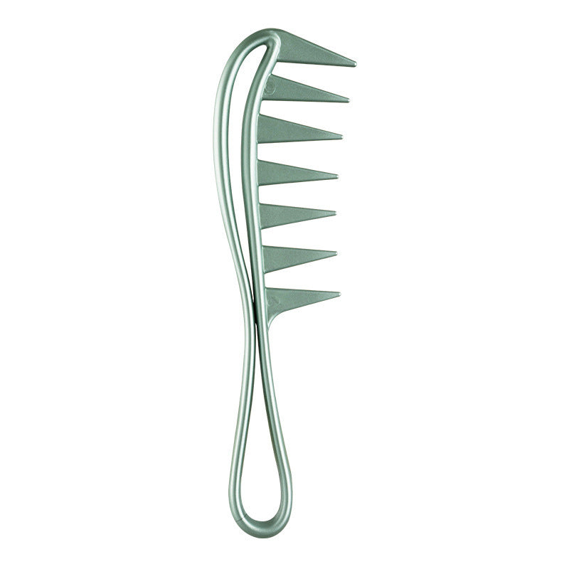 Wide-tooth Comb Hair Retro Back Curly Hair Comb For Greasy Hair Plastic Hairbrush