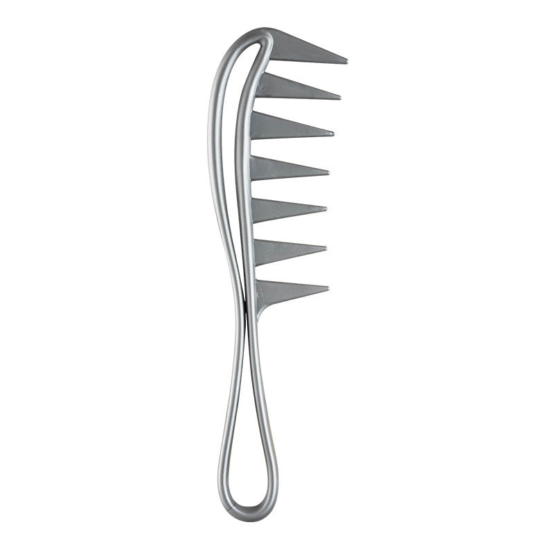 Wide-tooth Comb Hair Retro Back Curly Hair Comb For Greasy Hair Plastic Hairbrush