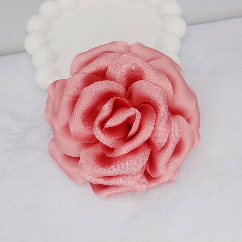Elegant Business Suit Accessories Big Flower Sweater Brooch