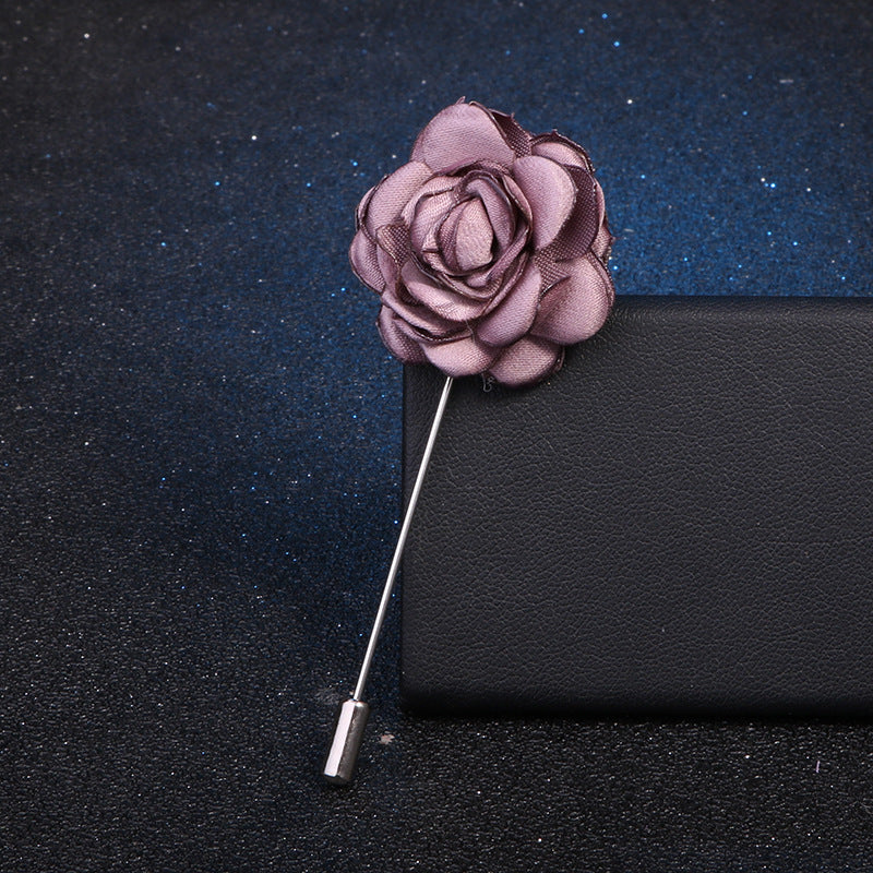 Fabric Flower Brooch Women's Fashion