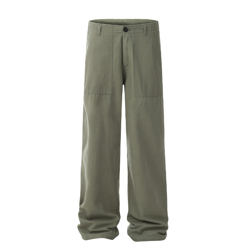Casual Straight-leg Loose American High Street Men's Trousers