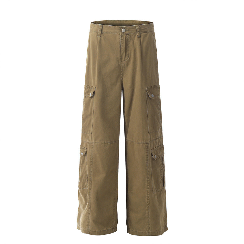 Fashion Work Clothes Casual Trousers Men's Solid Color