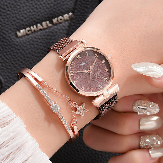 Fashion Ladies Quartz Watch Arabic Numeral Small Scale