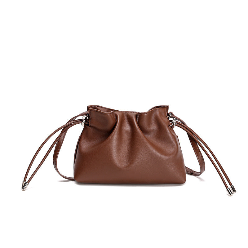Women's Messenger Bag Drawstring Small Chinese Character Fu Bag All-match Casual Shoulder