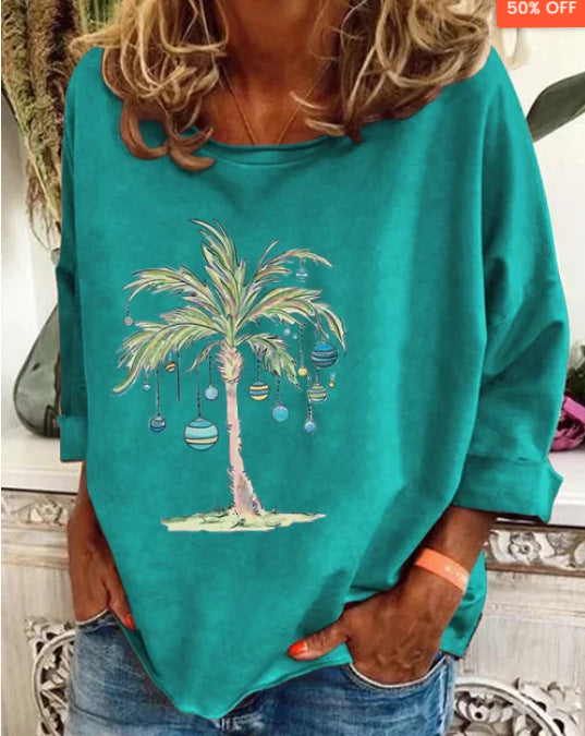 Women's Loose-fitting Thin Long Sleeve T-shirt
