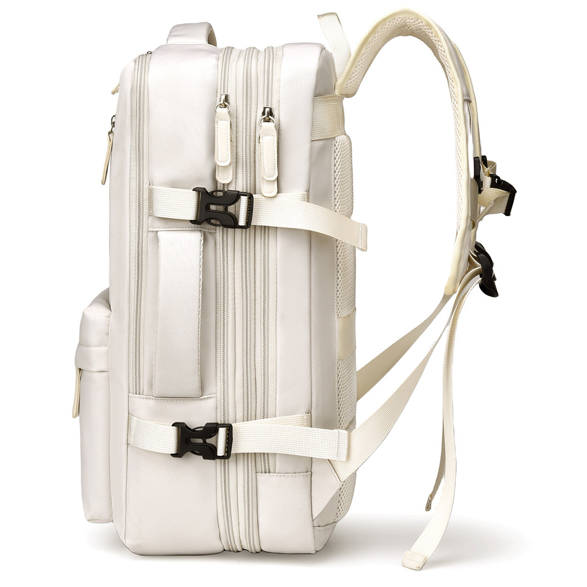 Macaron Color Expansion Backpack For Men And Women