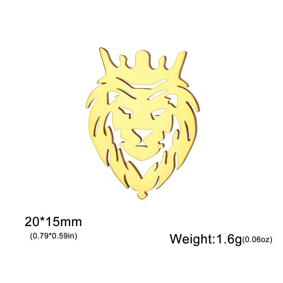 European And American Advanced Retro Light Luxury Fashion Trend Souvenir Stainless Steel Animal Suit Pattern Shape Brooch
