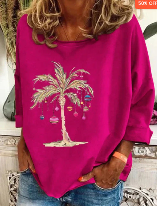 Women's Loose-fitting Thin Long Sleeve T-shirt