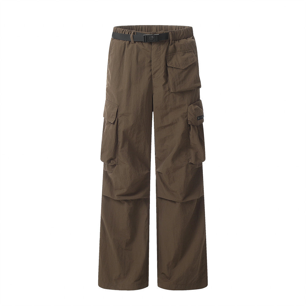 Casual Loose-fitting Wide-leg Trousers Men