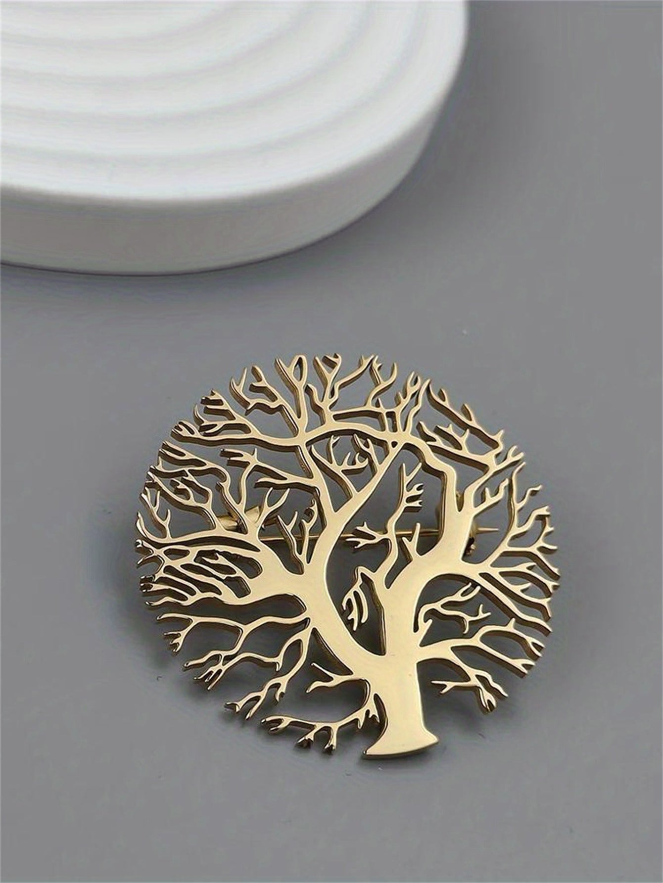 Little Lion Coffee Cup Apple Shape Badge Suit Accessories Creative Men's Brooch