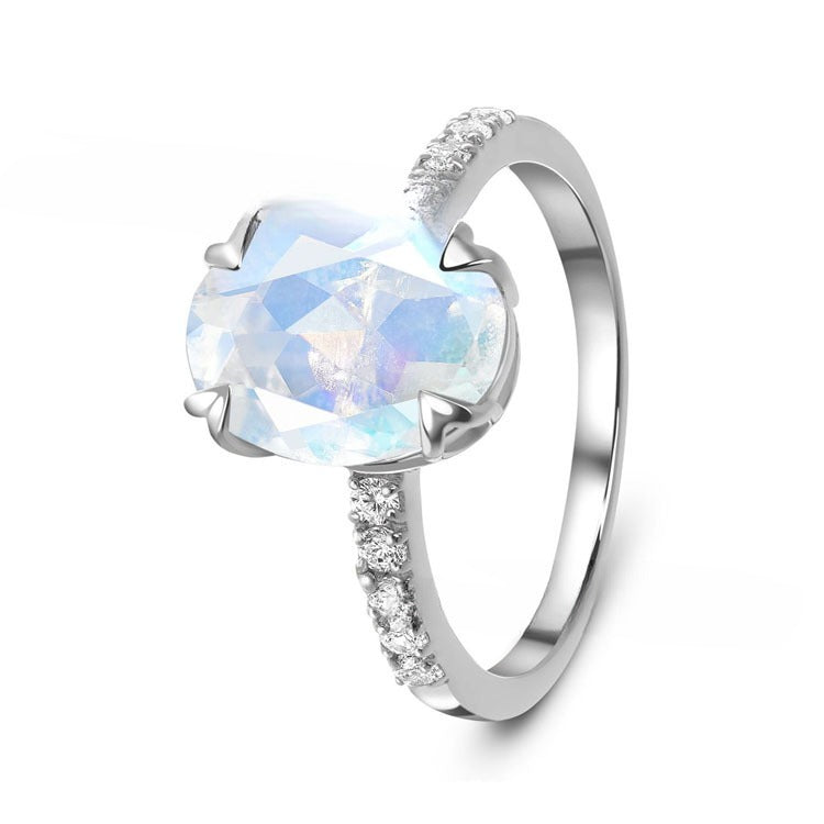 Light Luxury Minority Fashion Personality All-match Gradient Index Finger Ring