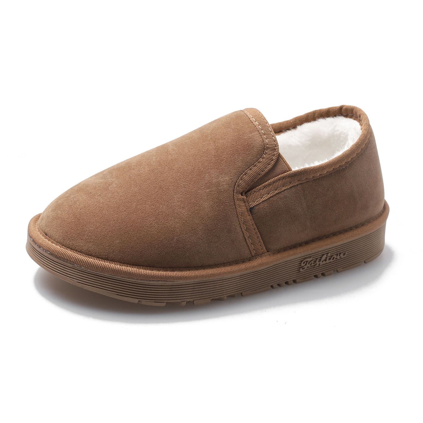Fleece-lined Thick Flat Students Warm-keeping Fashion Round Toe Snow Boots