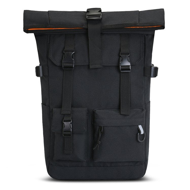 Large-capacity Contrast Color Oxford Cloth Backpack Men