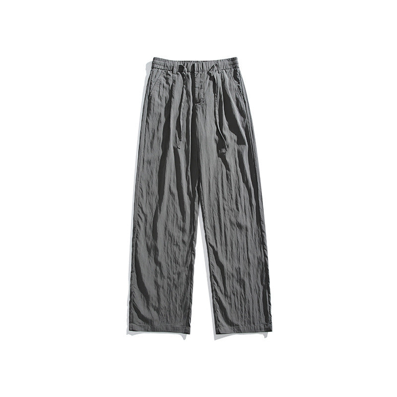 Ice Silk Trousers Casual Draping Yamamoto Pleated Casual