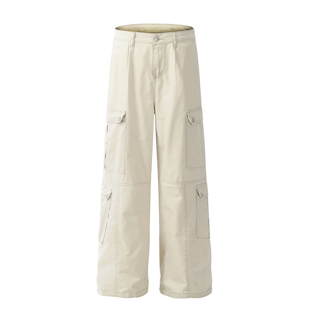 Fashion Work Clothes Casual Trousers Men's Solid Color