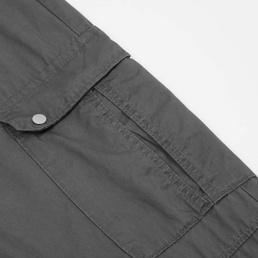 Fashion Work Clothes Casual Trousers Men's Solid Color
