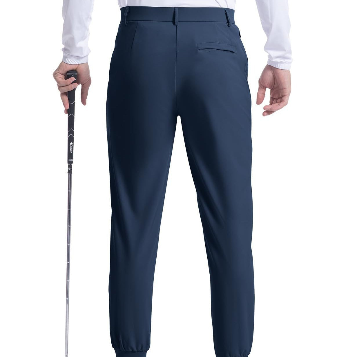 New Men's Stretch Golf Jogging Pocket Slim Trousers