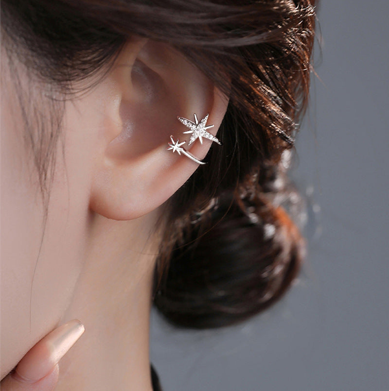 Eight Awn Star Asymmetric Rice Ear Clip Korean Style