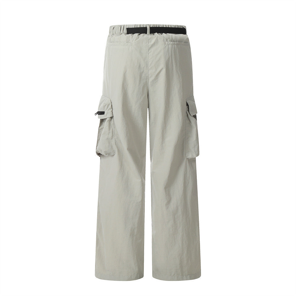 Casual Loose-fitting Wide-leg Trousers Men