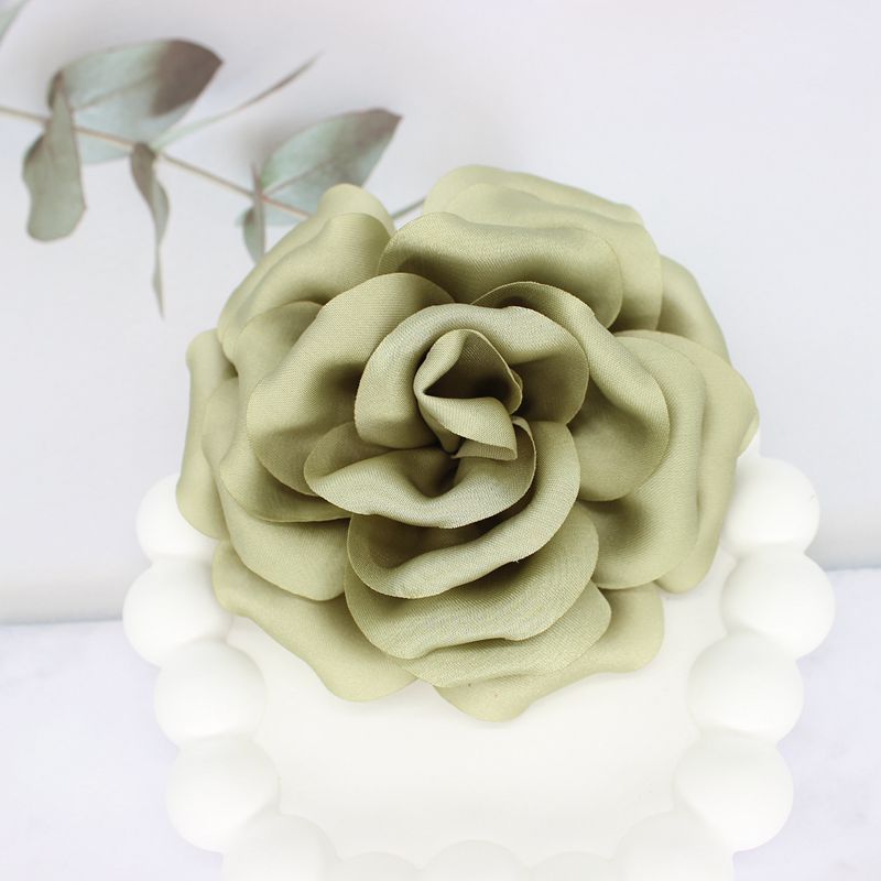 Elegant Business Suit Accessories Big Flower Sweater Brooch