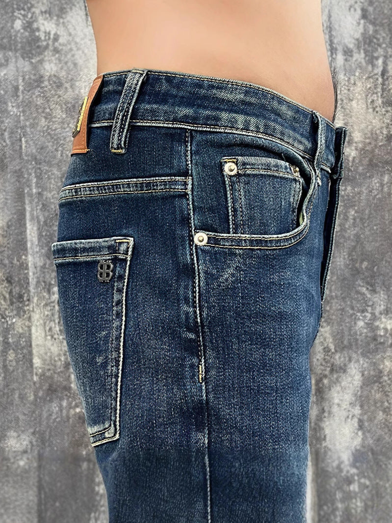 Men's Fashion Personalized Stretch All-matching Trousers